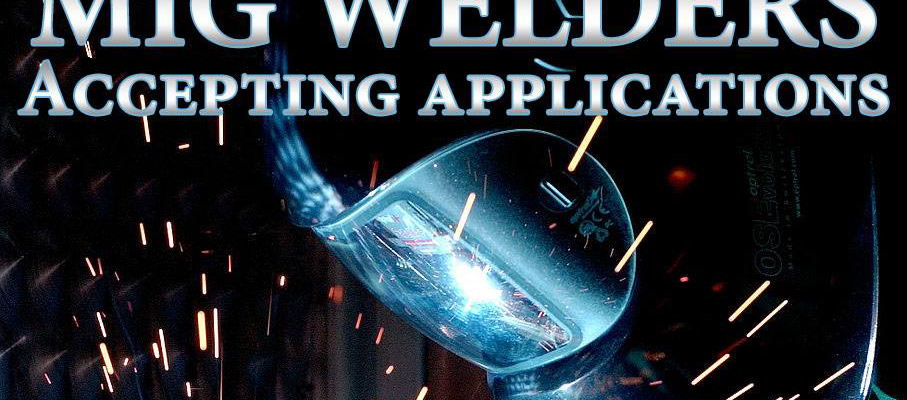 Created for Facebook to recruit and advertise openings for MIG Welders in SE OK.