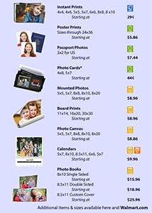 Instant Photo Prices