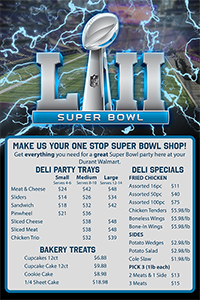 Super Bowl Deli Prices